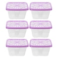 thumbnail image 1 of PENIKOKO 6Pcs Reusable Plastic Box with Lid Portable Dehumidifier for Closet Kitchen Bathroom Humidity Control, 1 of 8
