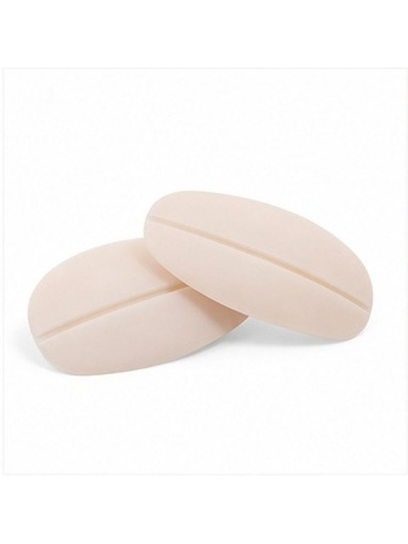 6Pcs Soft Touch Silicone Shoulder Pads Beige Pliable for Under Blouses and Winter Layers