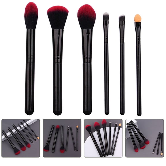 PENIKOKO Blusher Brush Set Makeup Brushes Easy to Clean 6Pcs