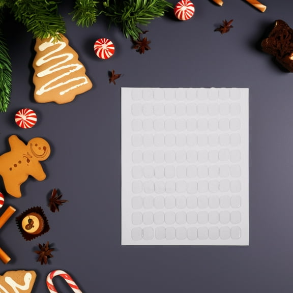 PENIKOKO 800Pcs Double Sided Transparent Adhesive Dots for Secure Wall Hanging and Photo Mounting