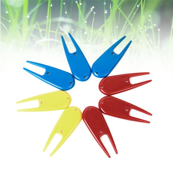 PENIKOKO Golf Divot Repair Tools Bulk Set with Plastic Handles for Outdoor Golf Course Maintenance