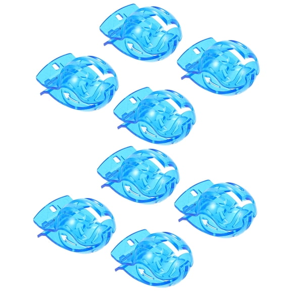 PENIKOKO 8Pcs Lightweight Blue Golf Marker Tools for Accurate Ball Alignment and Stylish Golf Gear