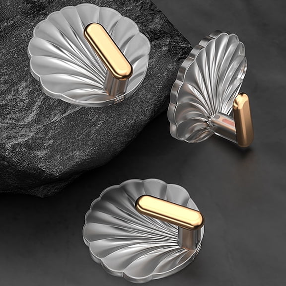 PENIKOKO Self-Adhesive Small Wall Hooks No-Drill Installation Minimalist Design for Home, Office, Renters