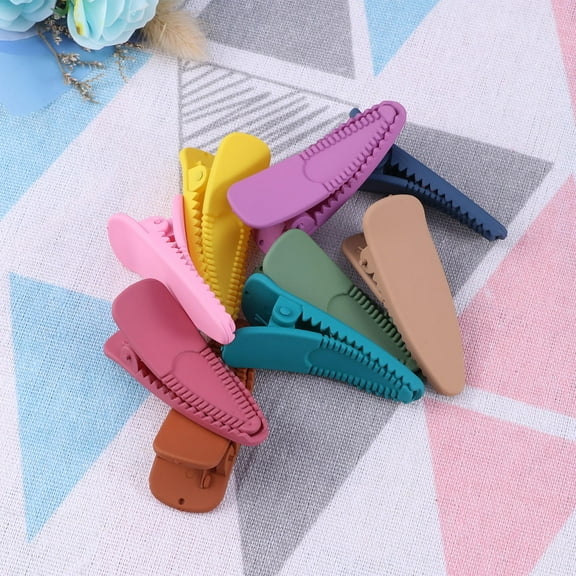 PENIKOKO 9-Piece Set of Solid Color French Hair Pins for Girls, Assorted Colors Hair Clips for Weddings