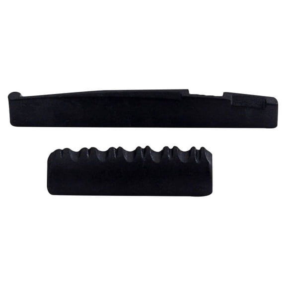 PENIKOKO Acoustic Guitar Bridge Saddle and Nut Set for Upgrade - 1 Complete Replacement Kit
