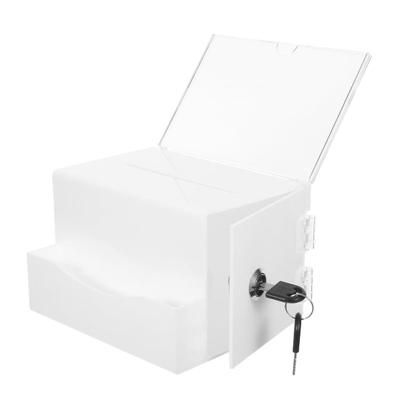 PENIKOKO Acrylic Feedback Box For Election Equipment With Lock 1Set