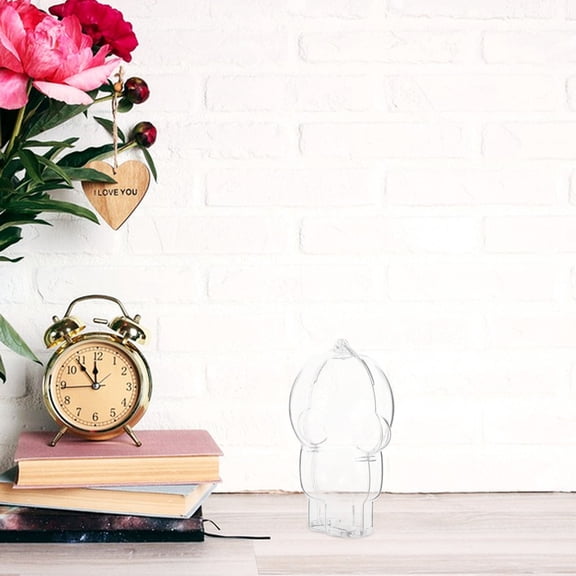 PENIKOKO Transparent Action Figure Storage Box with Protective Cover, Collectible Organizer Display Case, 1 Piece