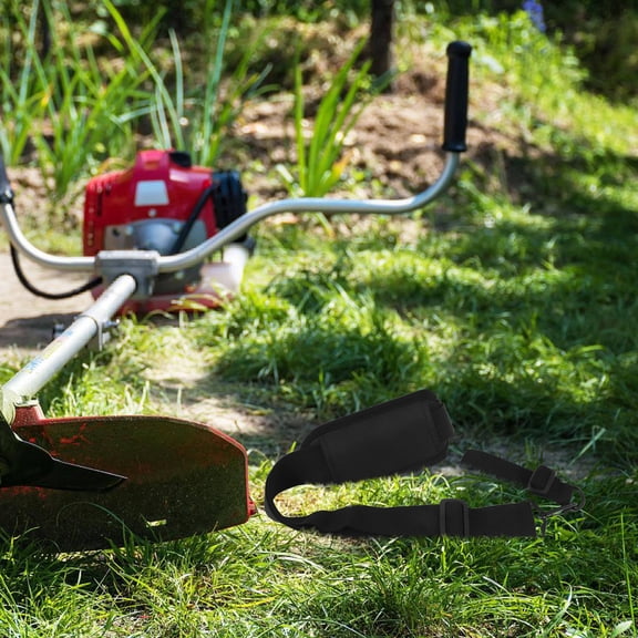 PENIKOKO Adjustable Garden Trimmer Strap Comfortable Shoulder Support Nylon and Stainless Steel Black