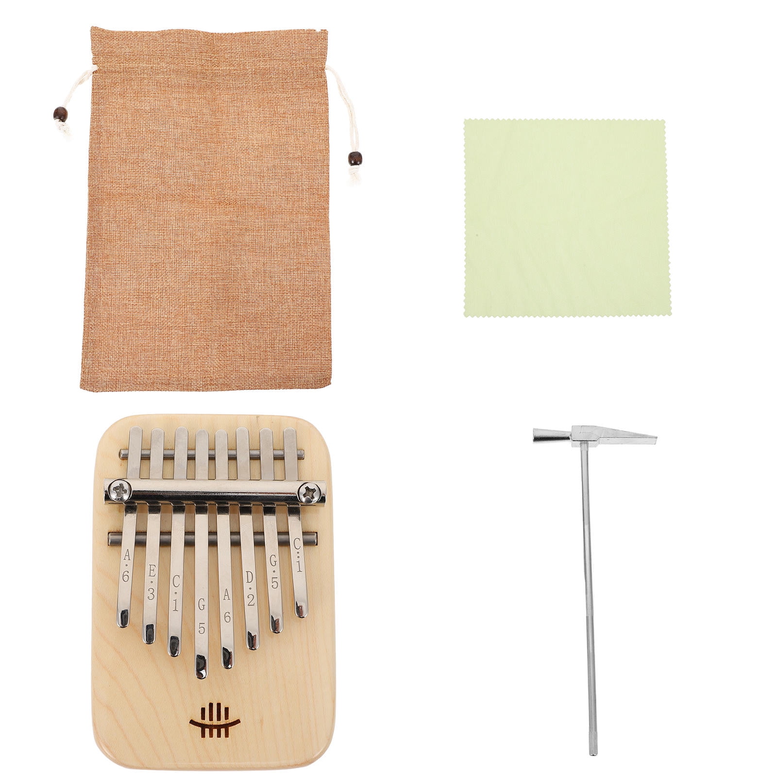 PENIKOKO Mini Kalimba Thumb Piano 17 Keys Portable Assorted Colors for Beginners Stainless Steel