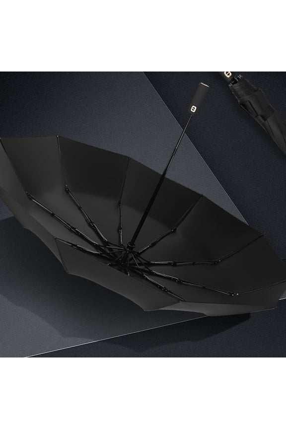 Automatic Open Umbrella with Steel Bracket Windproof for Sunny and Rainy Days