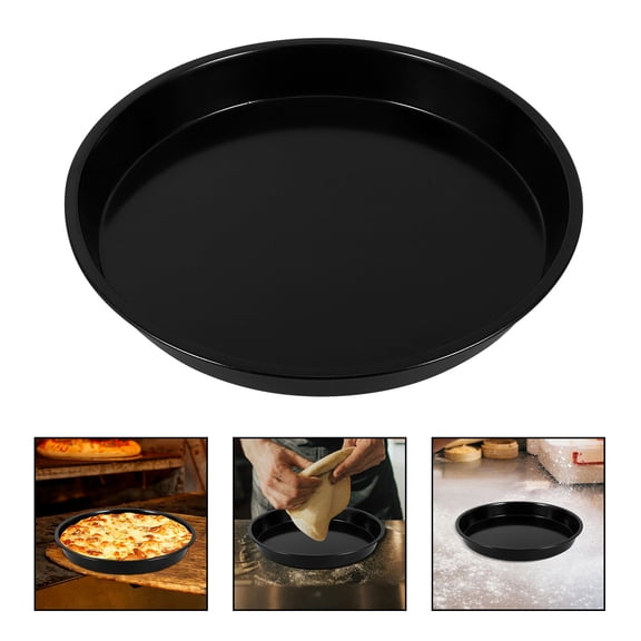PENIKOKO Nonstick Carbon Steel Round Baking Pan, 1-Piece Bakeware for Cakes and Pastries