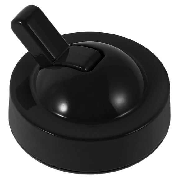 PENIKOKO Black Metal Car Button Cover Replacement Lever, Universal Fit, and Stylish 1 Set