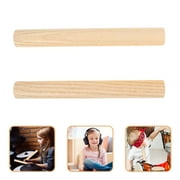 PENIKOKO Beginner Friendly Rhythm Development 1 Pair Cylindrical Wood Rhythm Sticks 7.9In