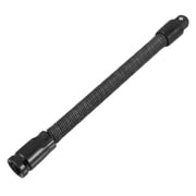 PENIKOKO Black Flexible Socket Extender Bar for Home Use with Long Reach and Shock Absorbing Spring Loaded
