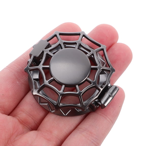 PENIKOKO Black Metal Stop Button Cover for Car with Easy Installation, and Stylish