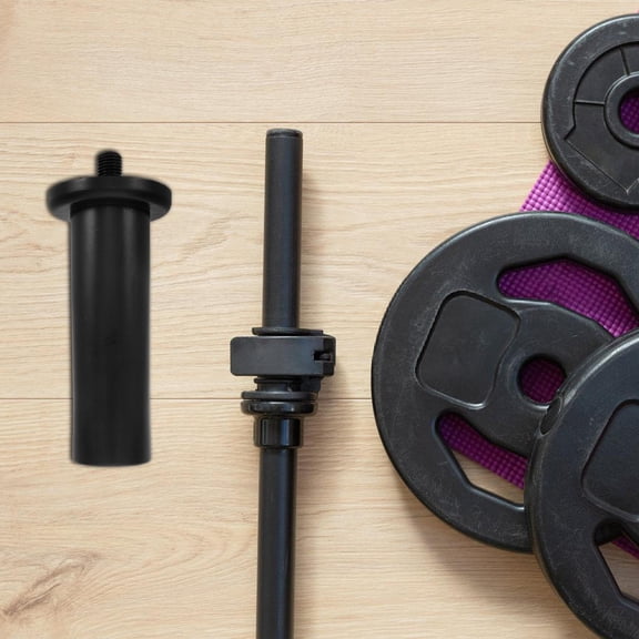 PENIKOKO Black PP Barbell Sleeve Replacement Handle Attachment for Barbells with Enhanced Stability and Daily Workout Use