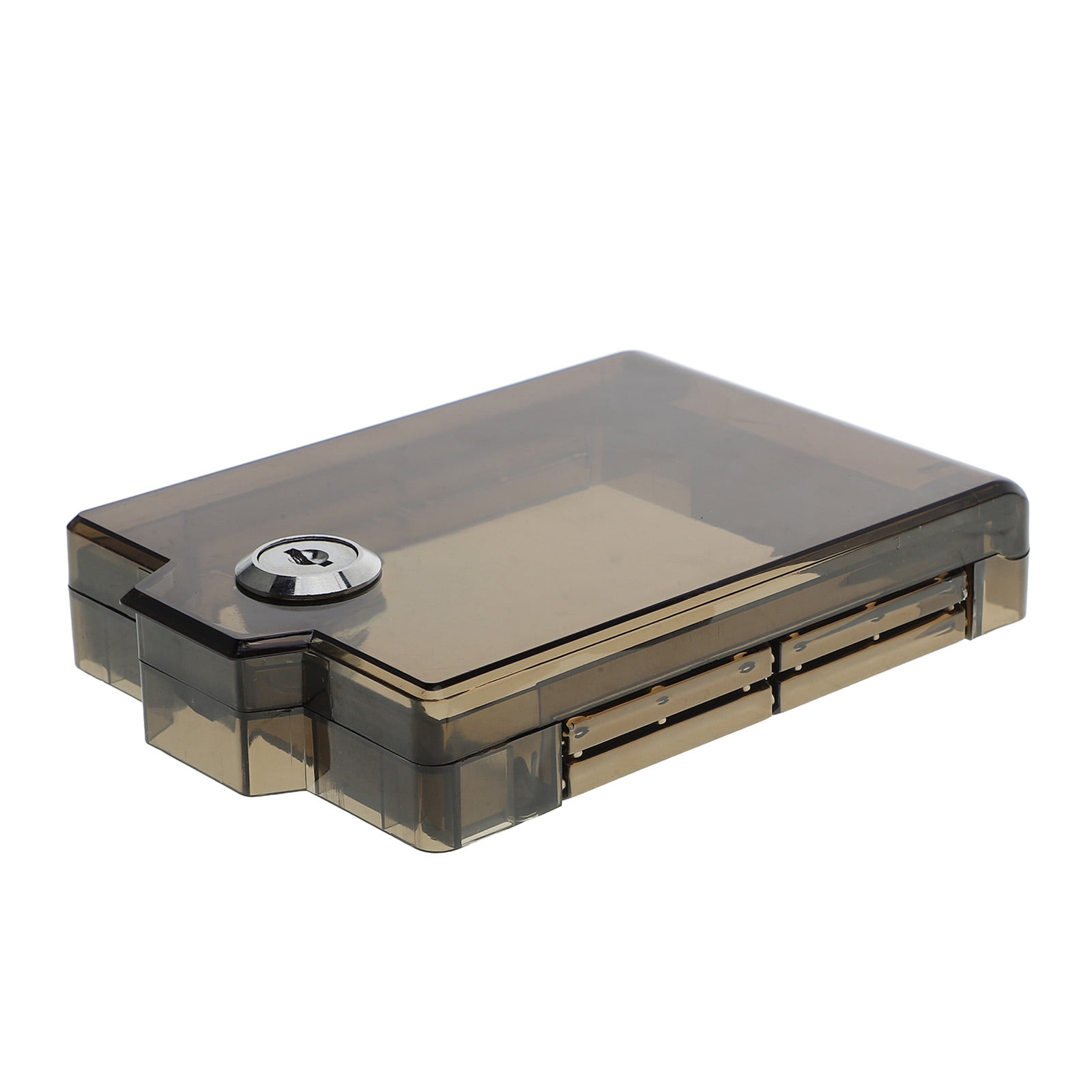 Cond Service Main Box PENIKOKO Black Thermostat Lock Box with Key for Central Air Conditioner ...