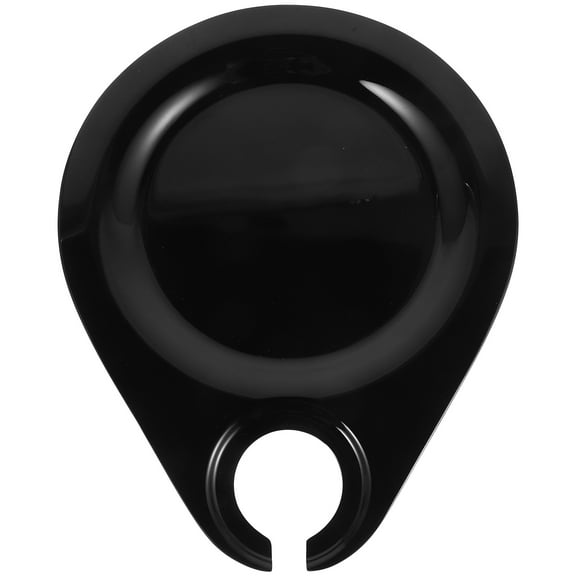 PENIKOKO Black Wine Appetizer Plate with Glass Holder for Home Parties Easy to Clean Versatile Design 13.5 inch
