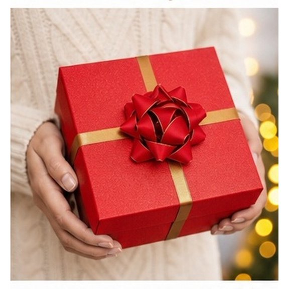 PENIKOKO Bow Set, 6 Pieces Polyester Bows for Wrapping and Boxes
