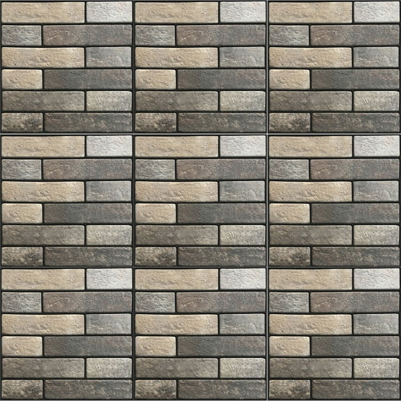 PENIKOKO Peel and Stick Brick Wall Wallpaper Plastic Decorative Wall Covering 1 Piece Easy to Apply