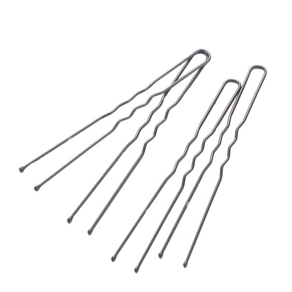 PENIKOKO Black U-Shaped Bride Clips for Women, Elegant Hair Decoration, 1 Set