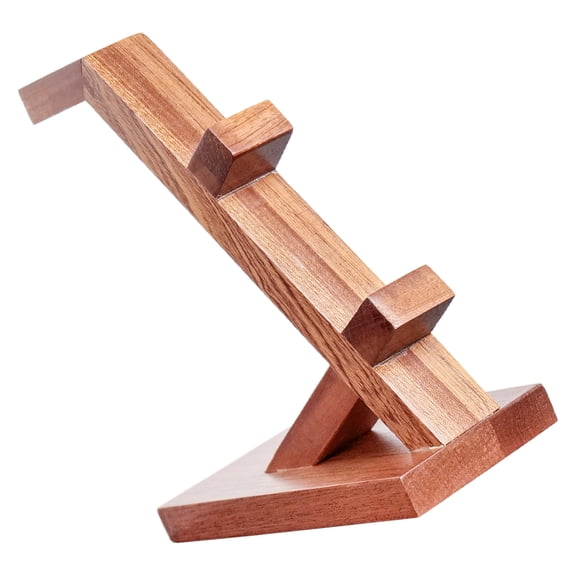 PENIKOKO Brown Wooden Game Controller Storage Stand for Home  Stylish Organizer Compatible with Most Controllers