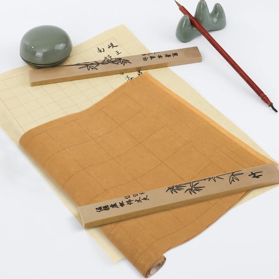 PENIKOKO Calligraphy Paper 5 Sheets for Professional Calligraphers with Grid Design and Ink Absorption