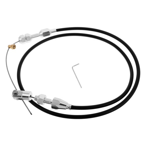 PENIKOKO Black Aluminum Alloy Throttle Trigger Cable Assembly for Lawn Mower and Outdoor Equipment, 1 Set