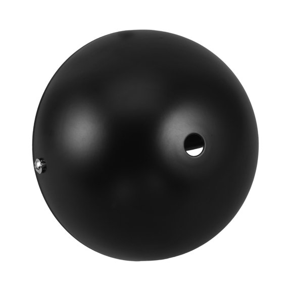 PENIKOKO Black Semicircular Ceiling Light Canopy Kit for Pendant Lamp with Wire Concealment