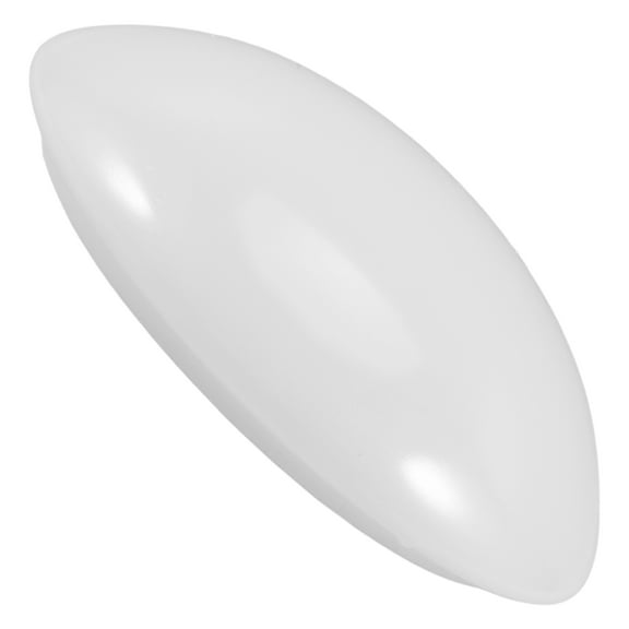 PENIKOKO White PVC Round Ceiling Light Covers Lampshade for Bedroom Lighting, 1 Set, and Easy to Install