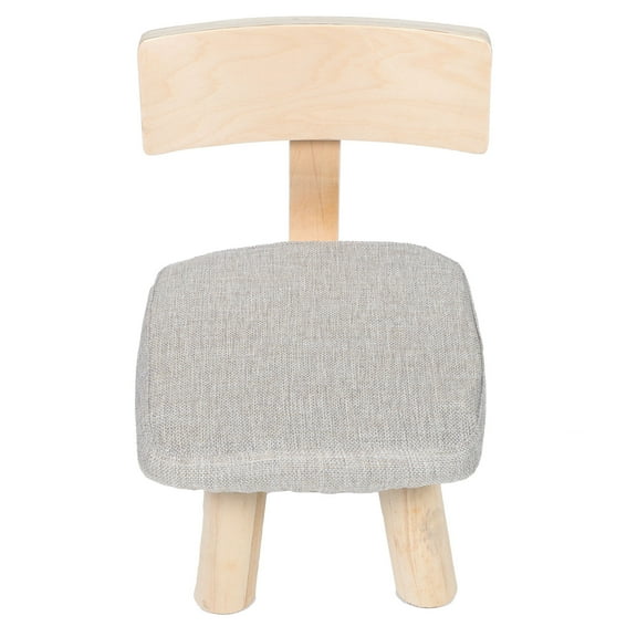 PENIKOKO Kids Wooden Chair Assorted Colors Anti-Fall Design and for Children 1 Piece