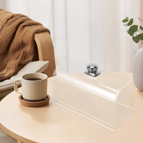 PENIKOKO Clear Dome Cake Lid, Food Cover for Outdoor Picnic, Protects Food Freshness, 1 Piece