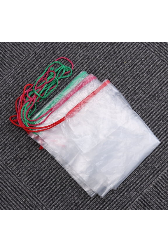 Clear String Bag Transparent Drawstring Style Security-Friendly Travel Use 1 Piece Lightweight