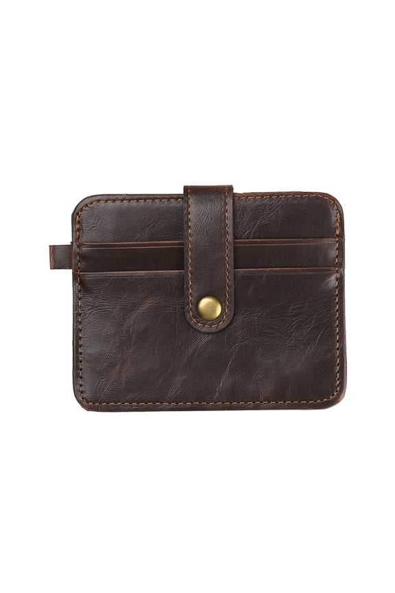 Men's Wallet with Snap Closure, Smooth Fine Touch Material, Compact Design, and Stylish Accessory