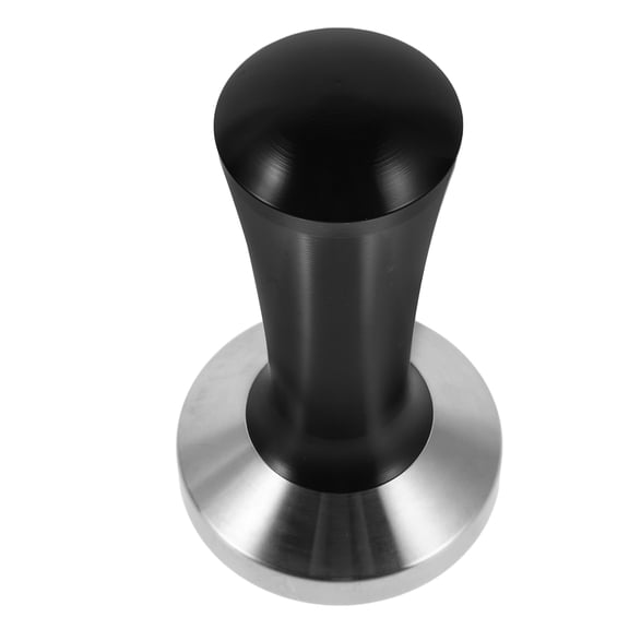 PENIKOKO Coffee Tamper with Reusable Black Ergonomic Handle, Stainless Steel Espresso Tool, 1 Set for Use