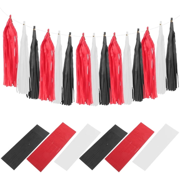 PENIKOKO Colorful Garland Decor Paper Decoration Multi Color 1Set