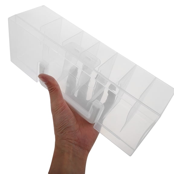 PENIKOKO Compact Plastic Seed Storage Box with Transparent Lid and Multiple Compartments for Easy Sorting and Organization