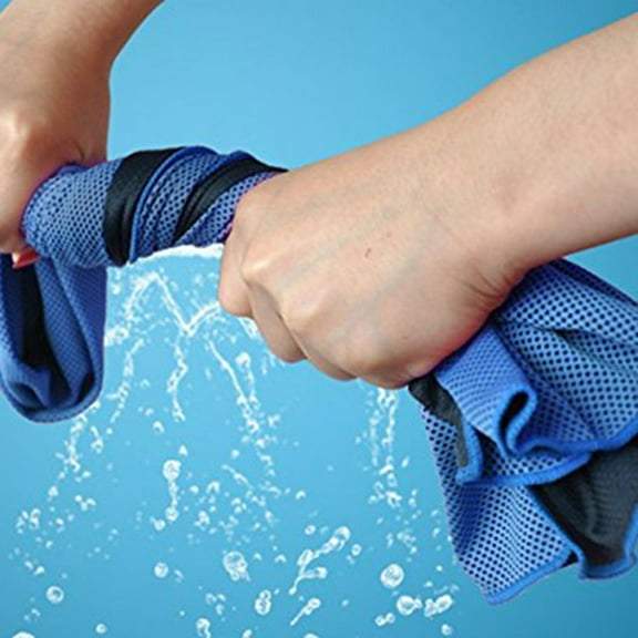 PENIKOKO Cooling Beach Towel for and Fever Relief, Soft Polyester Fiber, Red, 1 Piece