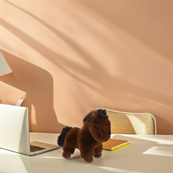 PENIKOKO Cute Brown Plush Toy Set with Soft PP Cotton Filling, Perfect and Themed Room Decor