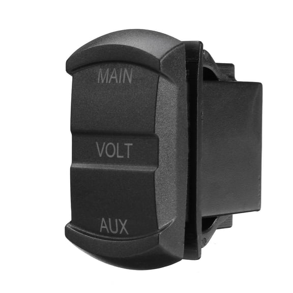 PENIKOKO DC Voltage Meter Black for Voltage Measurement and Vehicle Use 1Pack