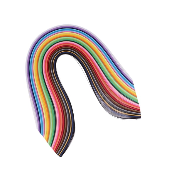 PENIKOKO Multi-Color Paper Quilling Strips for Crafting Flowers, Animals, Plants, Art Projects, Lightweight and Portable Set