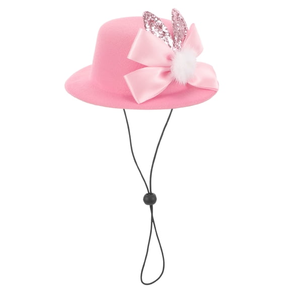 PENIKOKO Bunny Ears Pet Hat, Cute Costume Cap for Puppies, Small Dogs and Cats, Festival Party Photo Outfit Accessory