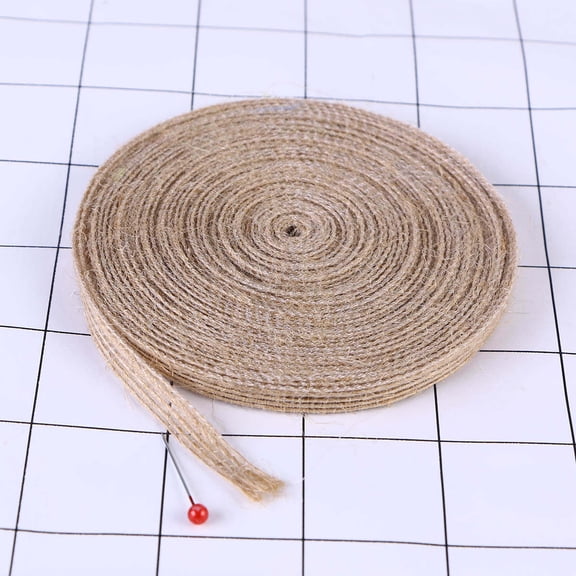 PENIKOKO Decorative Rope Weaving Web 1Pack Brown for Wooden Craft Accessories and Decoration