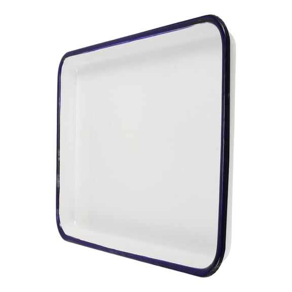 PENIKOKO White Enamel Roasting Pan and Baking , Oven Cookware for Bread, Meat, and More
