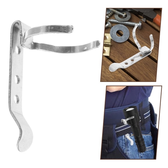 PENIKOKO  Metal Flashlight Clamp Easy Installation Resistant to Deformation 1Pack