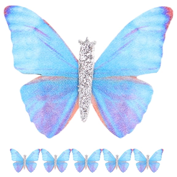PENIKOKO Mini Butterfly Hair Barrettes 6pcs Cute Dreamy Style Girls Women 11.20.4in