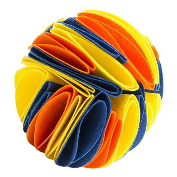 PENIKOKO Felt Dog Sniffing Nosework Feeder with Assorted Colors and Food Hiding Pockets for Pet Enrichment