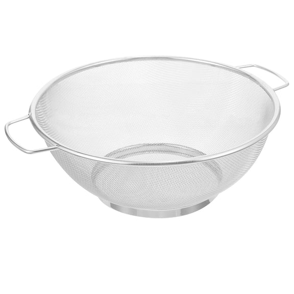 PENIKOKO Fine Mesh Stainless Steel Vegetable Strainer for Kitchen and Restaurant Use, Draining Basket, 1 Pack