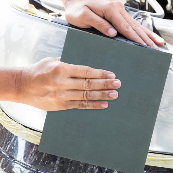 PENIKOKO Assorted Color Fine Wet and Dry Sandpaper Sheets Silicon Carbide for Wood Metal Polishing and Finishing