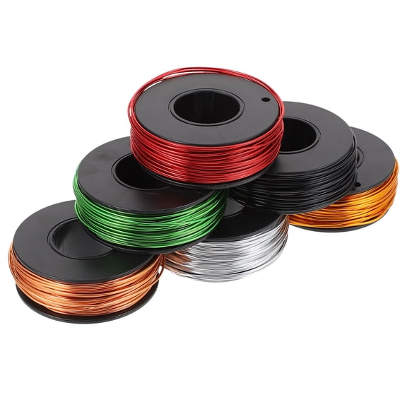 PENIKOKO Flexible Aluminum Yarns for Jewelry Making and Beading DIY Craft Material in Assorted Colors